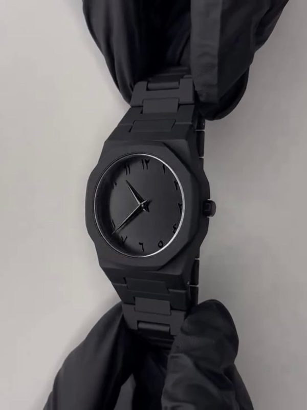 Aura Watch Black Arabic