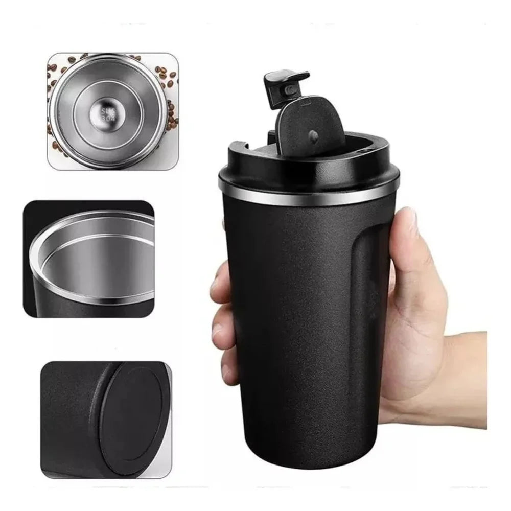 Coffee Travel Mug with Temperature Display